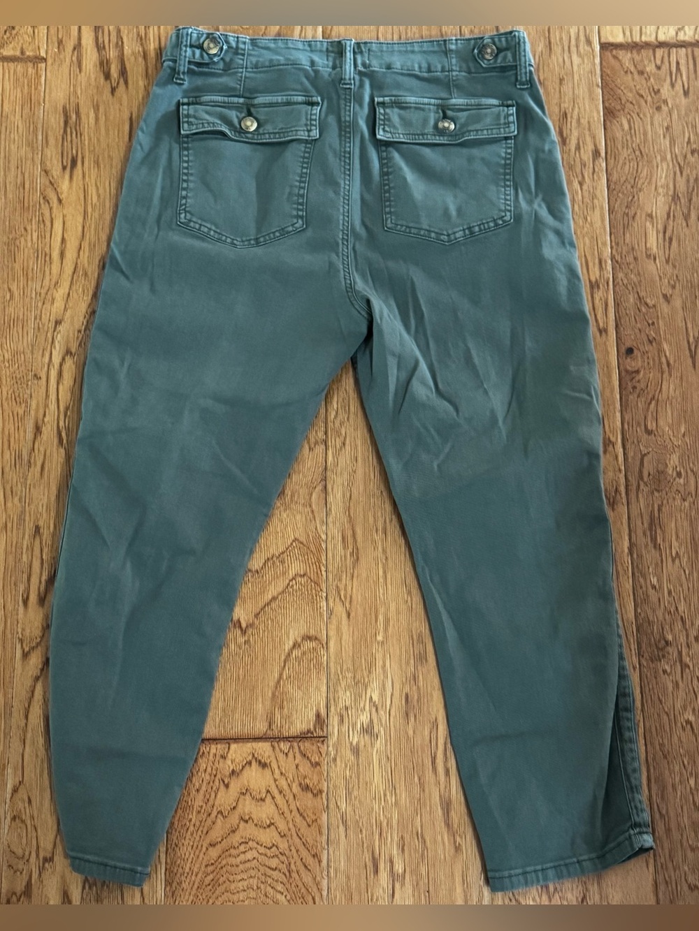 Pistola Utility Cargo Pants Women’s 30 Army Olive Green High Rise Straight Leg - Picture 3 of 3